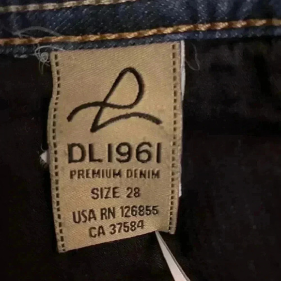 DL1961 Women's Coco Curvy Straight Jeans Twilight Wash Size 28 - Picture 8 of 13